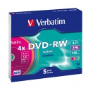 Verbatim DVD-RW Colour slim 5